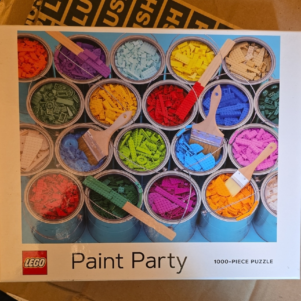 LEGO Paint Party Puzzle with Vibrant Colors